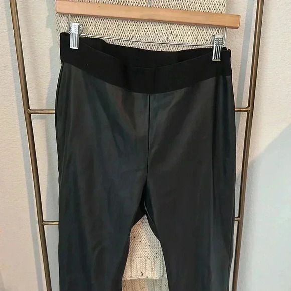 DKNY LEATHER PANTS - Picture 2 of 4